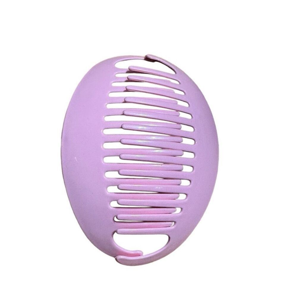 Goody TZER Banana Comb Interlocking Hair Combs Pink Set of 2 Vintage 80s 90s